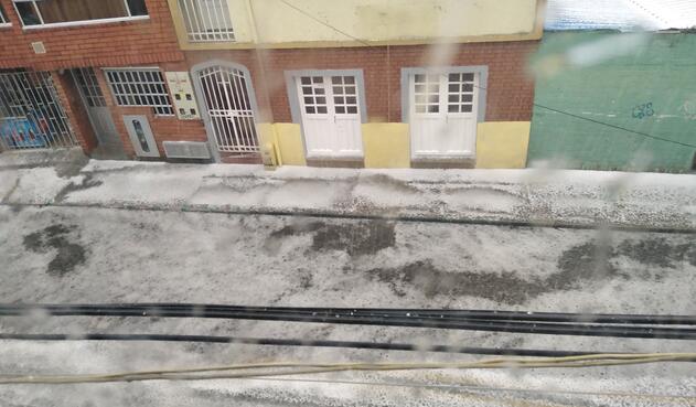 Granizada en Bogotá