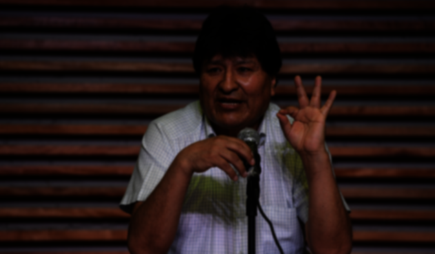 Evo Morales, expresidente de Bolivia