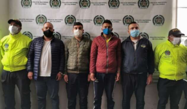 Captura de bandas delincuenciales en Bogotá
