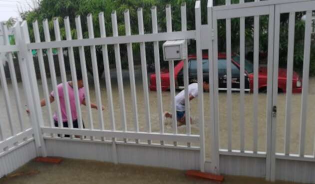 Emergencias por lluvias en Barranquilla.