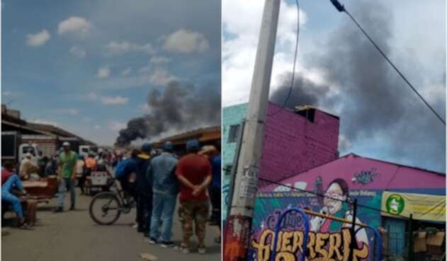 Incendio en Corabastos