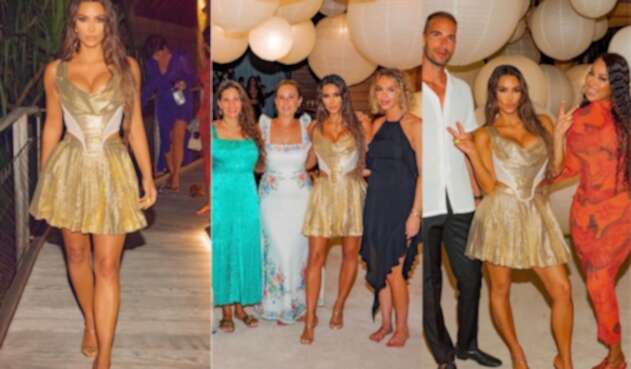 La fiesta de Kim Kardashian La fiesta de Kim Kardashian