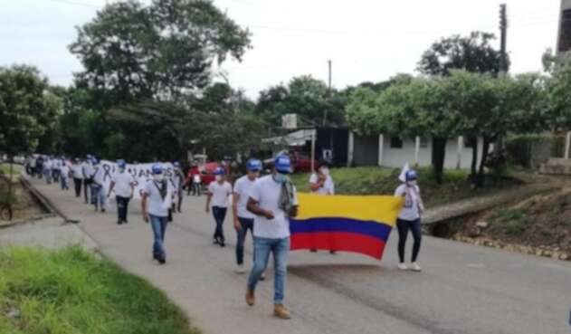 Peregrinación FARC