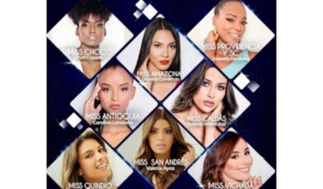 Candidatas de San Andrés y Providencia en Miss Universe Colombia