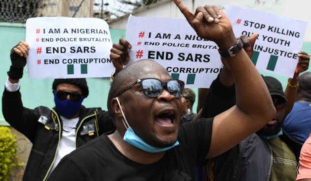 Protestas en Nigeria.