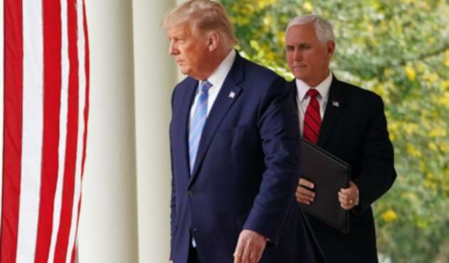Donald Trump y Mike Pence, vicepresidente de EE.UU.