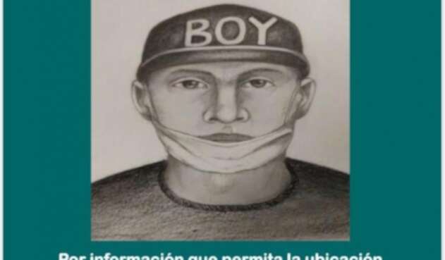 Retrato hablado de presunto asesino de usuario de Transmilenio