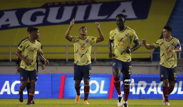 Selección Colombia: celebración de gol de la tricolor Selección Colombia: celebración de gol de la tricolor