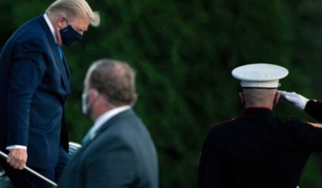Donald Trump fue trasladado al hospital tras contagio