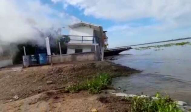 Poblaciones de la subregión del Rio Magdalena están preocupados por el riesgo de las poblaciones por una inundación
