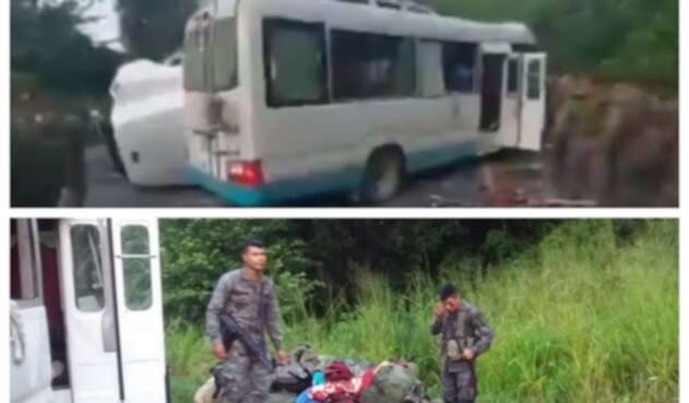 Accidente de soldados en Guatemala
