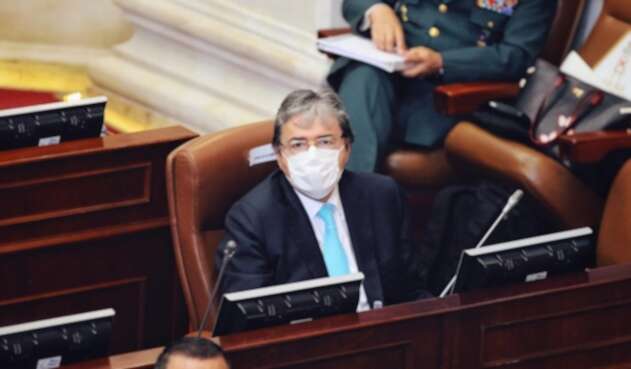 Ministro de Defensa, Carlos Holmes Trujillo en debate de control político en Cámara
