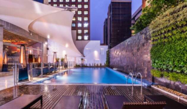 Cortesía para La FM Piscina de un hotel en reapertura del turismo