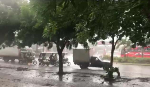 Fuertes brisas en Santo Tomas