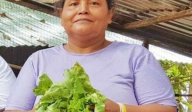 Mary Luz Pérez Camaño, integrante de Mujeres Siembra.