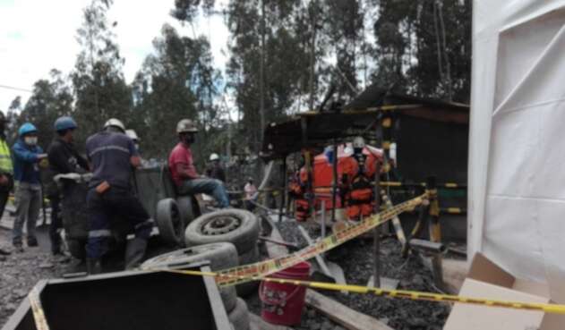 Tuta, Boyacá, mineros, rescate