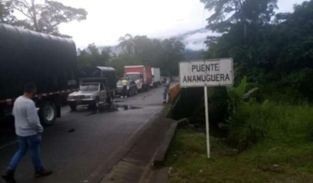 Cierre vía Panamericana