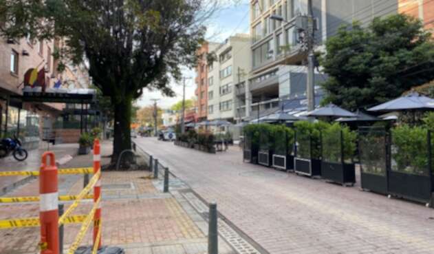 Obras en Zona Rosa de Bogotá