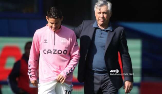 James y Ancelotti