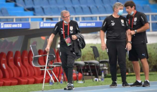 Óscar Tabárez, técnico de Uruguay Óscar Tabárez, técnico de Uruguay