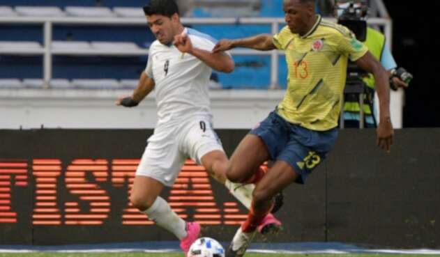 Yerry Mina - Luis Suárez - Selección Colombia Yerry Mina - Luis Suárez - Selección Colombia