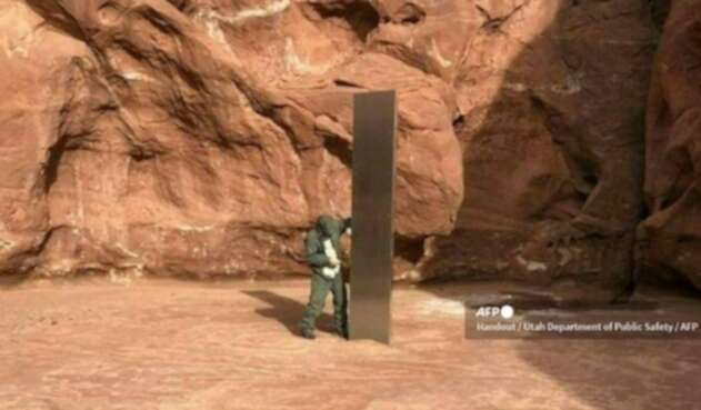 Misterioso metal en desierto de EE.UU.
