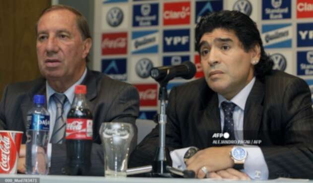 Salvador Bilardo y Maradona