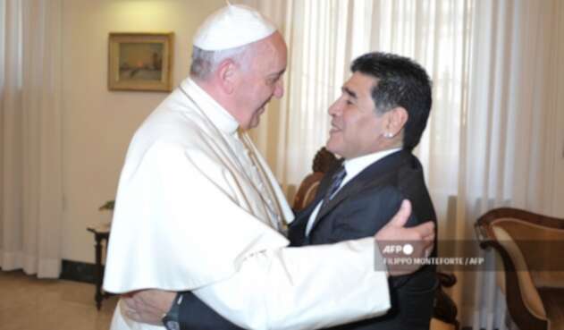 Maradona y Papa