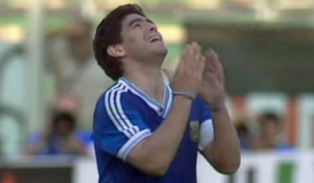 La primera gran decepción de Maradona: subcampeón del mundo en Italia 90