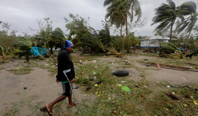 Paso de Huracán Eta en Nicaragua
