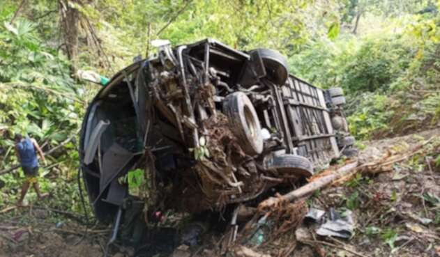 Los 17 heridos fueron trasladados a centros asistenciales en la zona.