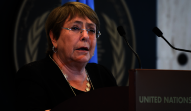 Michelle Bachelet, alta comisionada de Derechos Humanos de la ONU