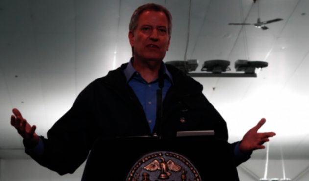 Bill De Blasio, alcalde de Nueva York