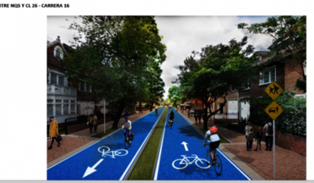 Proyecto de ciclo-alameda que conectará a Bogotá de sur a norte