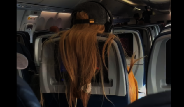 Intolerancia en avión