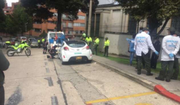 Vehículo que estaría implicado en muerte de un patrullero