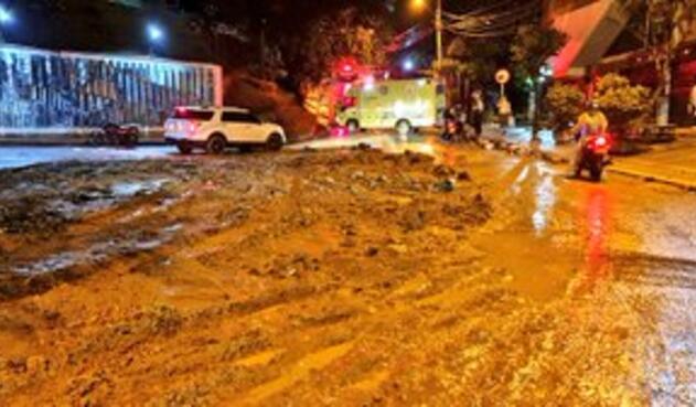 Emergencias por lluvias en Medellín.