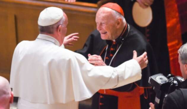 El papa Francisco y Theodore McCarrick