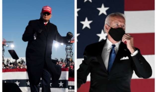 Trump y Joe Biden Trump y Joe Biden