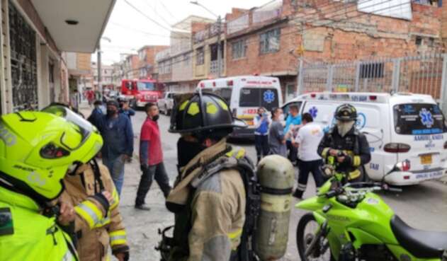 Explosión en el barrio Galán, Bogotá