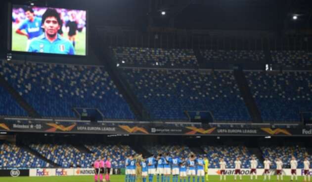 Homenaje de Napoli a Diego Maradona Homenaje de Napoli a Diego Maradona
