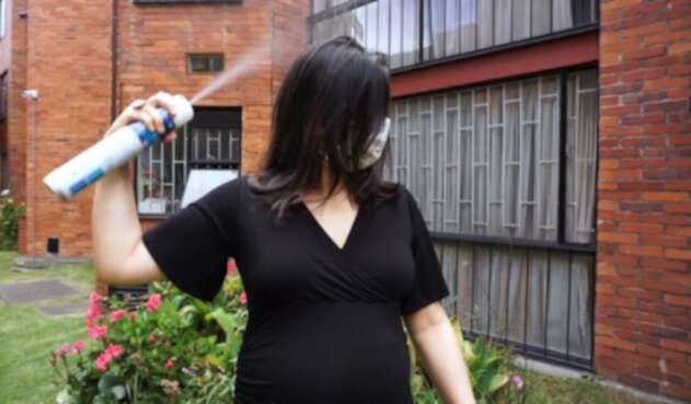 Spray antibacterial