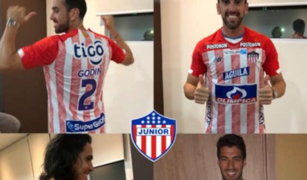 Godín, Cavani y Suárez