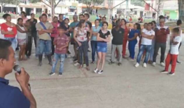 Habitantes El Mango Argelia