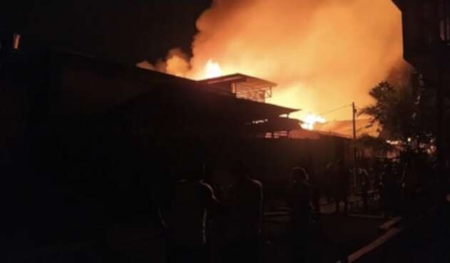 Incendio en Riosucio, Chocó