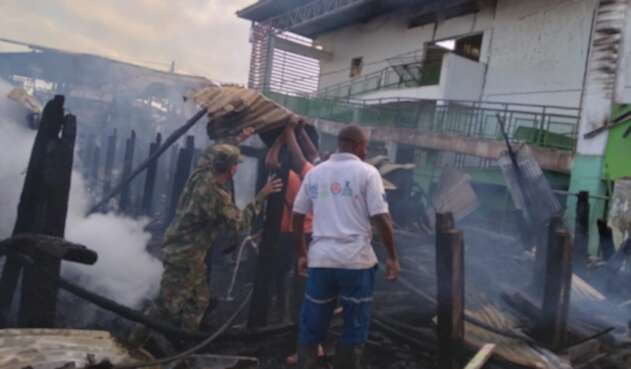 Incendio en Riosucio, Chocó