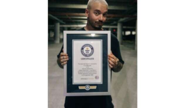 Récord Guinness de J Balvin