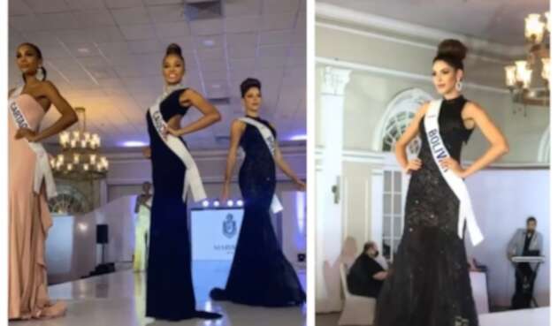 Desfile en traje de gala - Miss Universe Colombia