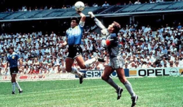 La mano de Dios, gol de Maradona La mano de Dios, gol de Maradona