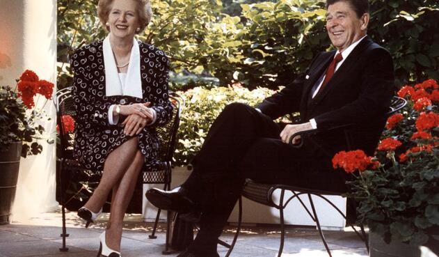 Margaret Thatcher y Ronald Reagan, su gran aliado Margaret Thatcher y Ronald Reagan, su gran aliado